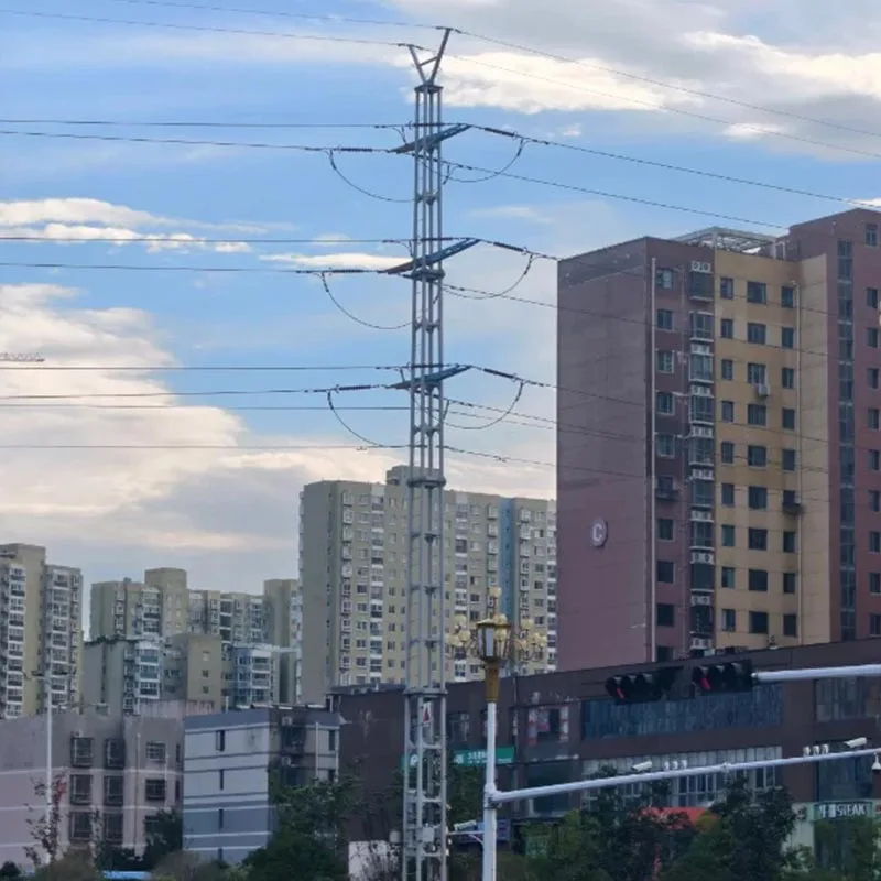 110kV ъглова стоманена кула за преносна линия