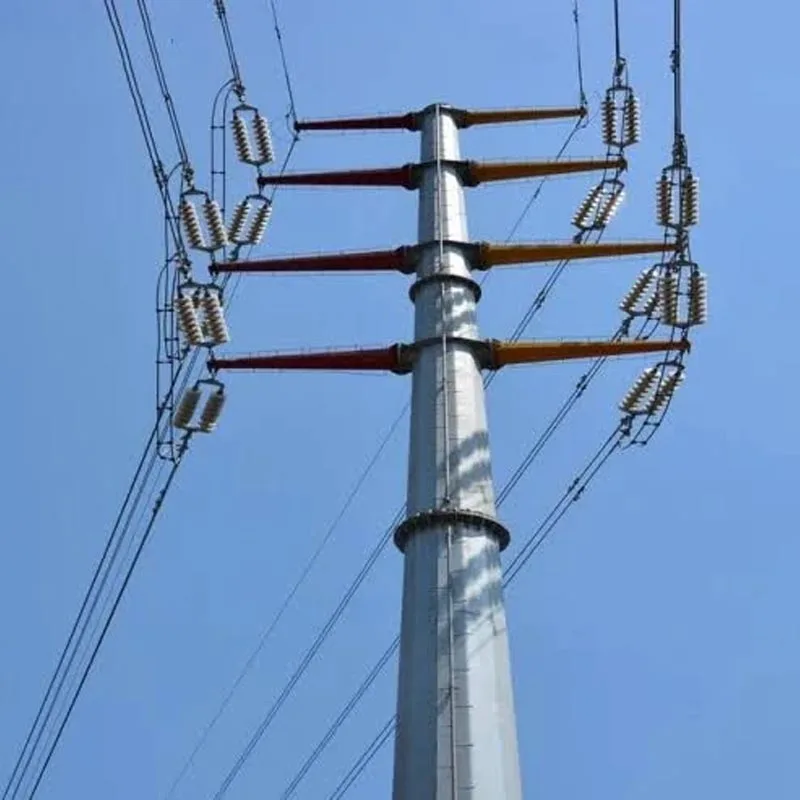 33kV тръбен стоманен разпределителен стълб