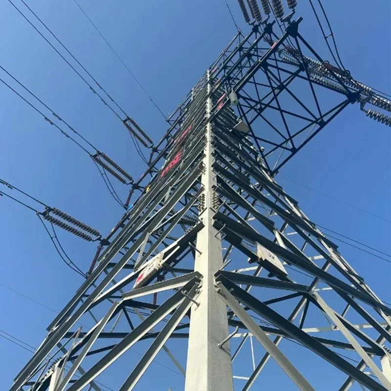 High Voltage Galvanized Steel Pipe Tower